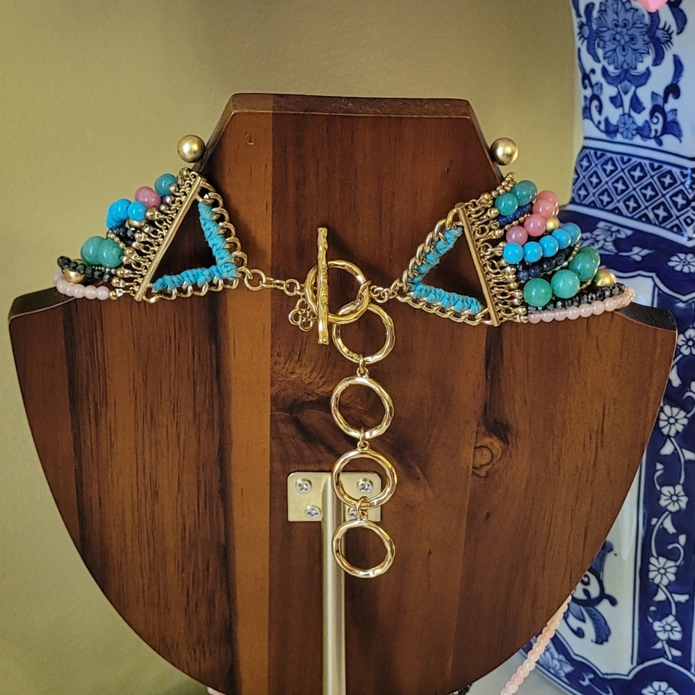 Stella & Dot Zahara Bib Necklace - Picture 3 of 12